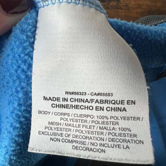 Nike Golf 1/4 Zip Pullover Fleece Mock Neck Therma Fit Blue Men's Size Medium - Picture 11 of 11